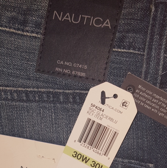 Nautica Glacier Blue Athletic Fit Denim Jeans - Picture 5 of 5